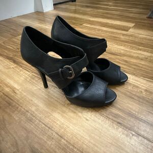 Allure Stiletto Black Heels Size 8.5